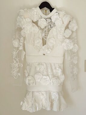 Zhivago white floral dress